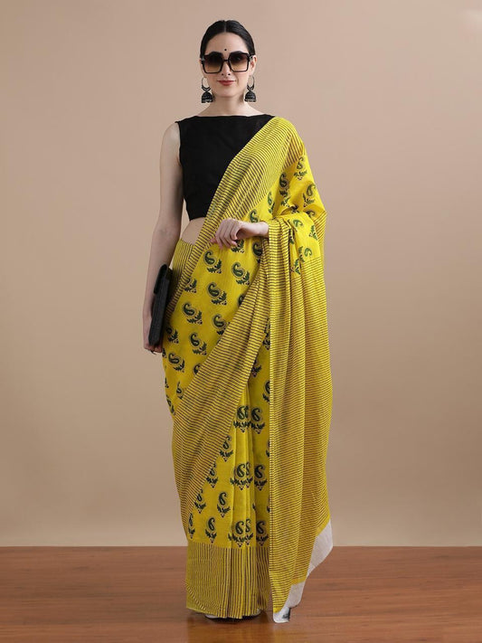 Printed Cotton Saree