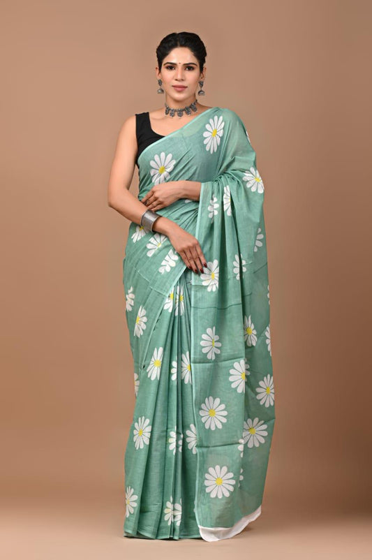 Casual Printed Cotton Saree