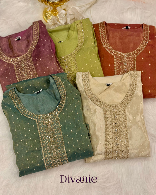Soft Silk-Blend Suit Set